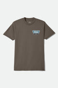 Linwood Standard T-Shirt - Earth/Off White/Jade