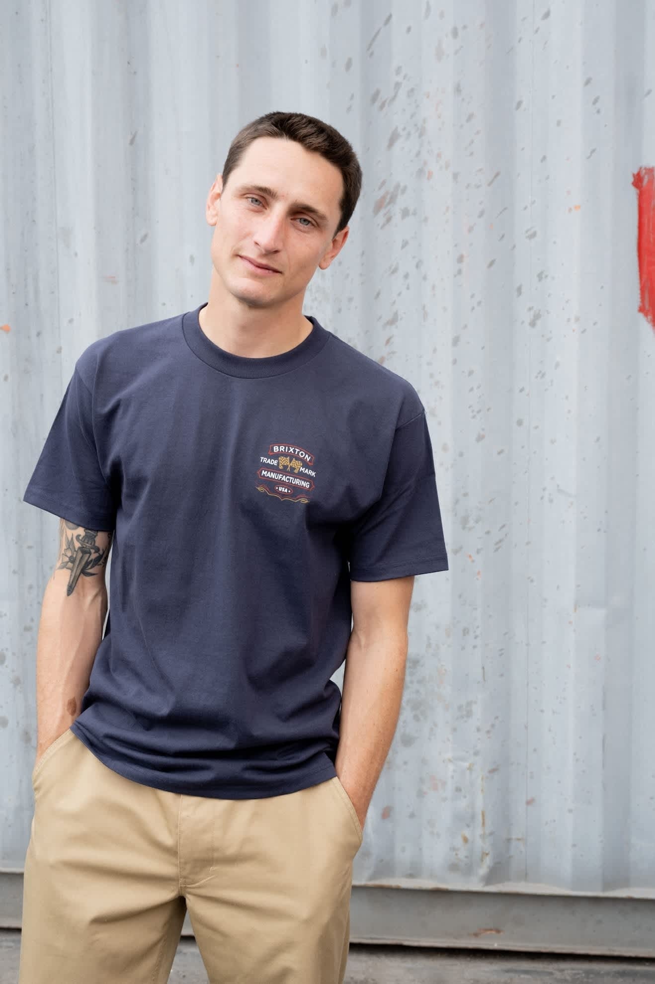 Liberty Mark Short Sleeve Standard T-Shirt - Navy