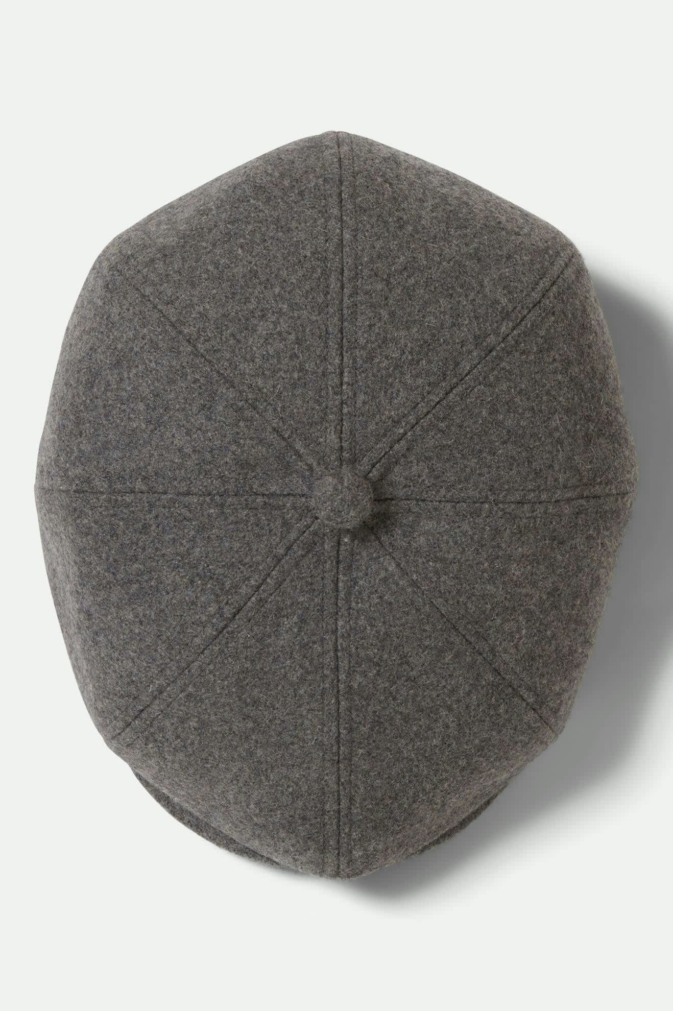 Brood Flannel Snap Cap - Dark Heather Grey/Washed Navy