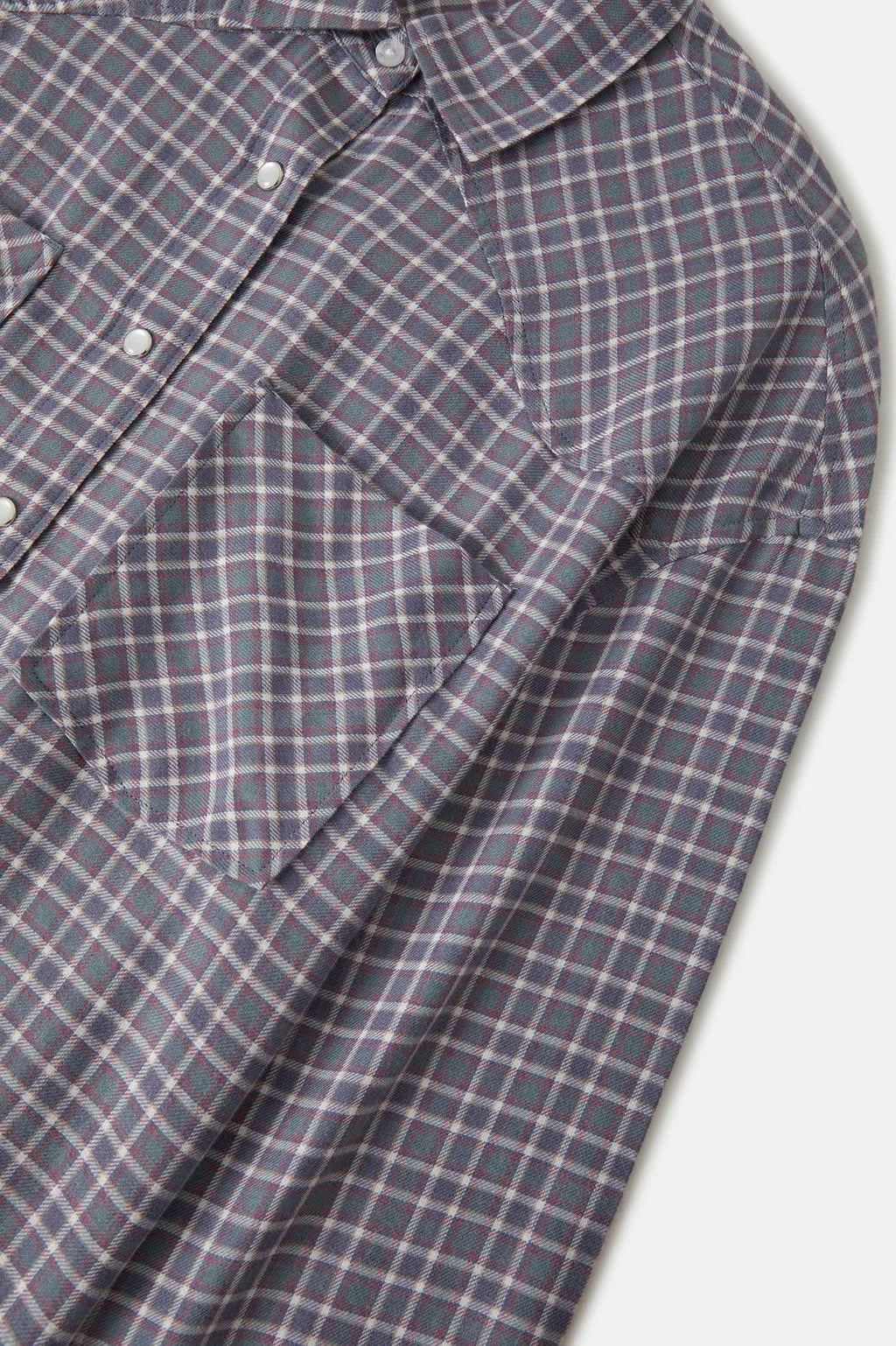 Wayne Women's Shirt - Soft Navy Plaid