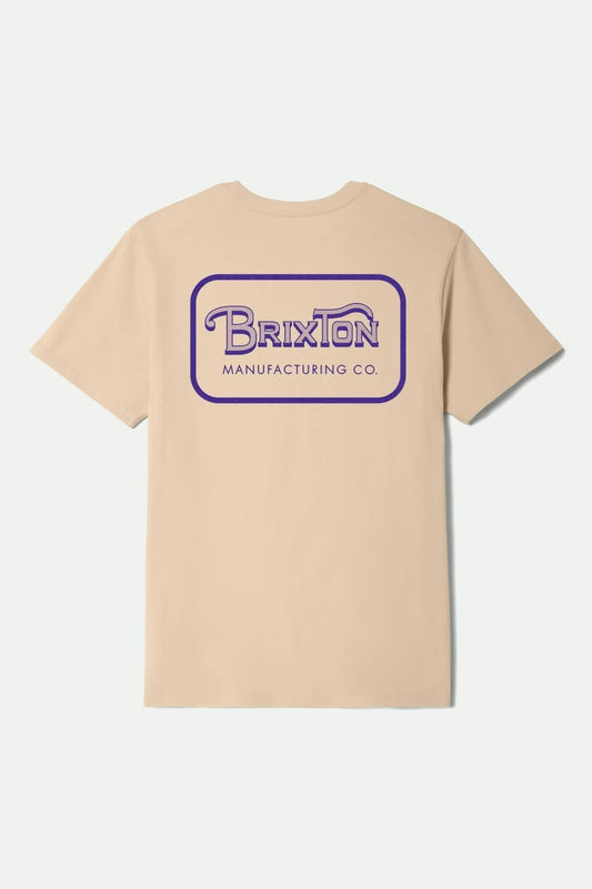 Grade S/S Standard T-Shirt - Cream/Violet