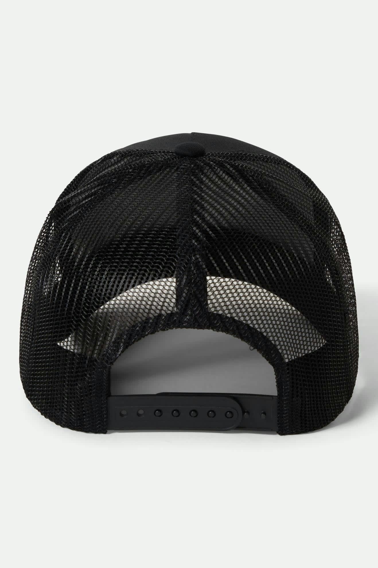 Genuine Quality Netplus Trucker Hat - Black/Black