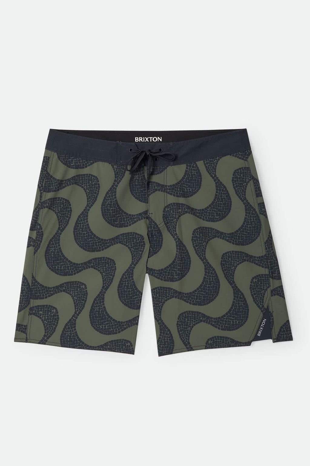 Blitz Boardshort 19" - Dark Olive/Black