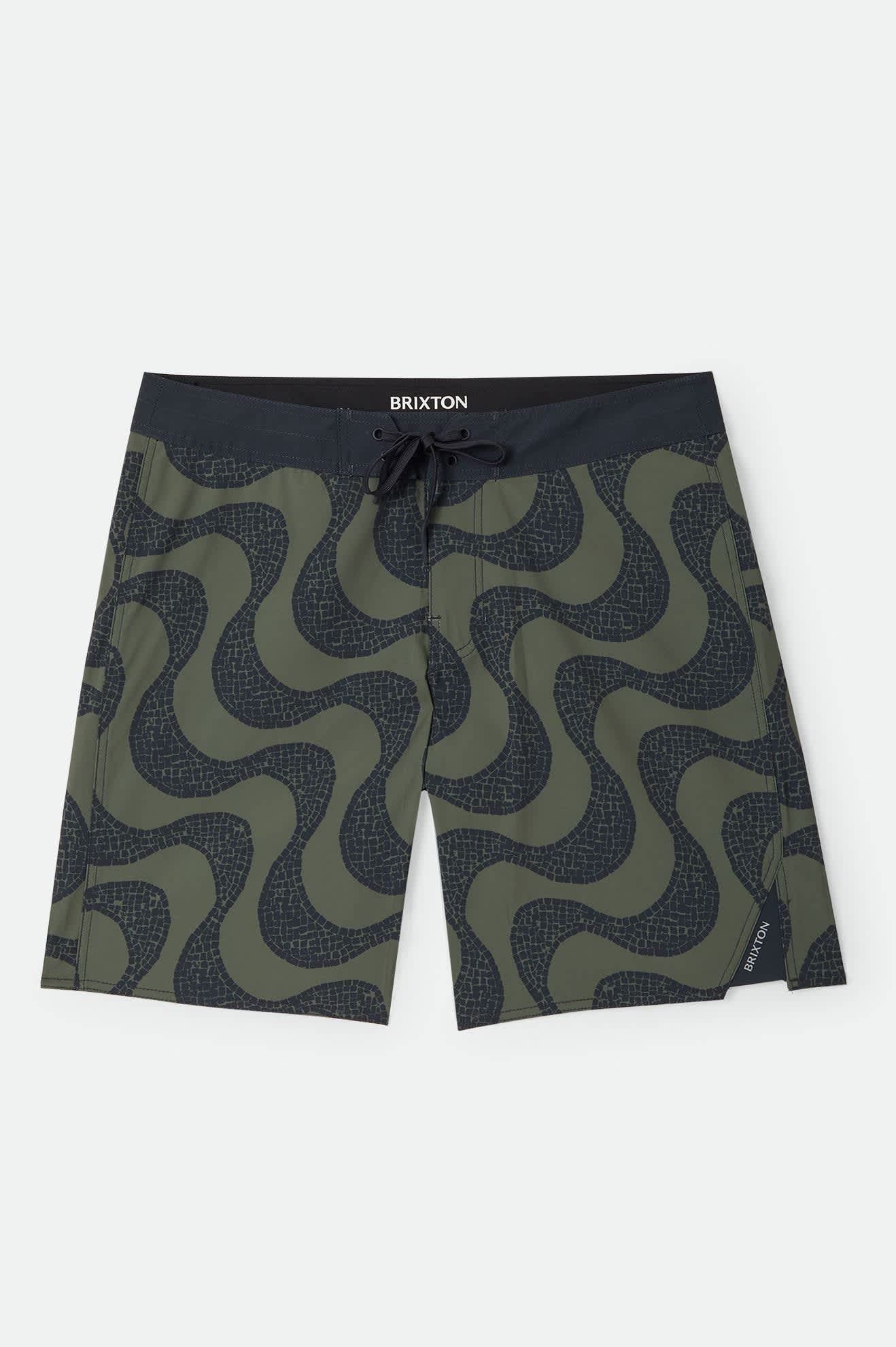 Blitz Boardshort 19" - Dark Olive/Black