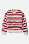 Cozy Crew Sweater - Multi Stripe