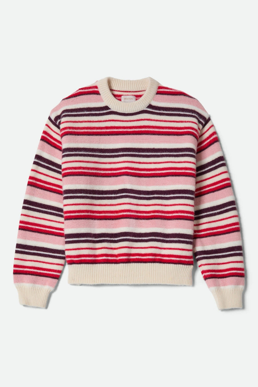 Cozy Crew Sweater - Multi Stripe