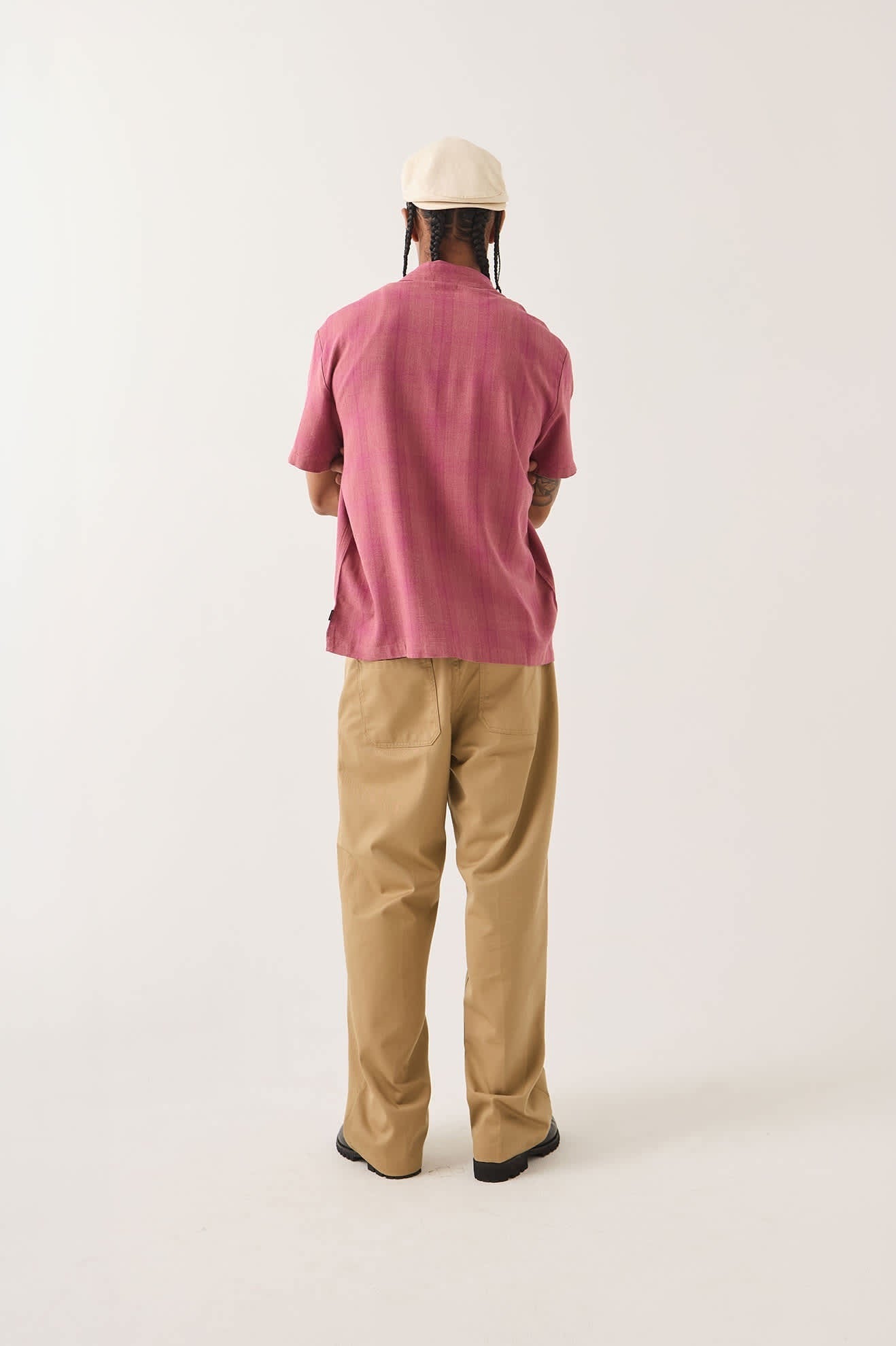 Century Shirt - Pink Shadow Plaid