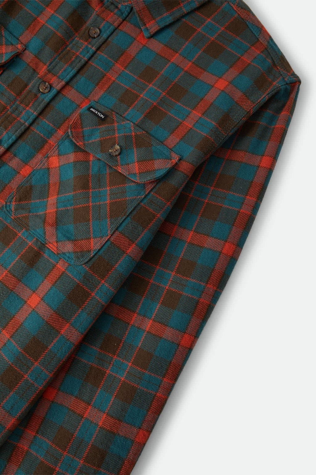 Bowery Flannel - Walnut Brown/Ultra Marine