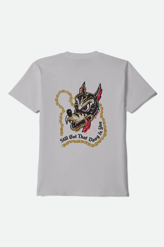 Dawg Short Sleeve T-Shirt - Pebble Stone Worn Wash