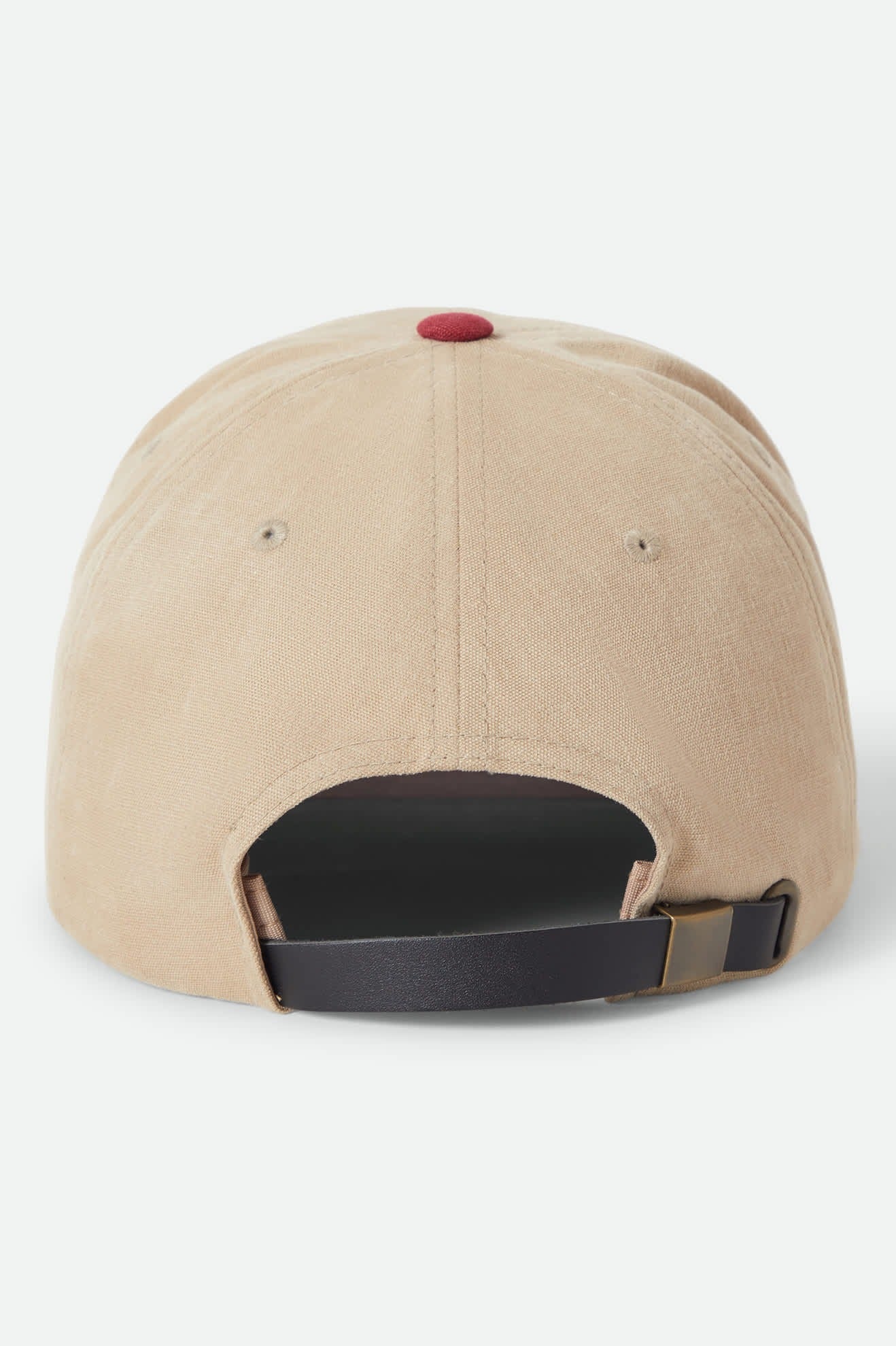 Big B Adjustable Hat - Sand/Burgundy