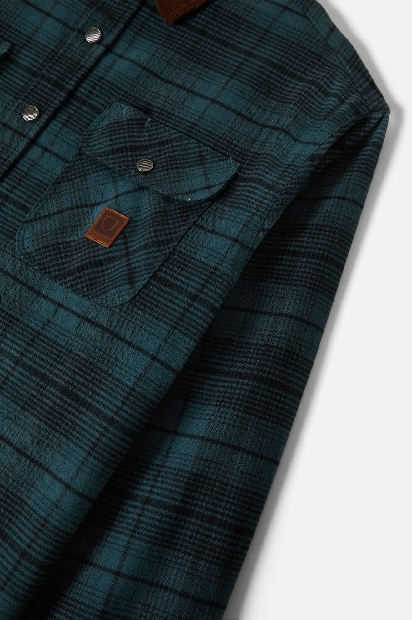 Builders Bowery Performance Flannel - Night Sage/Black