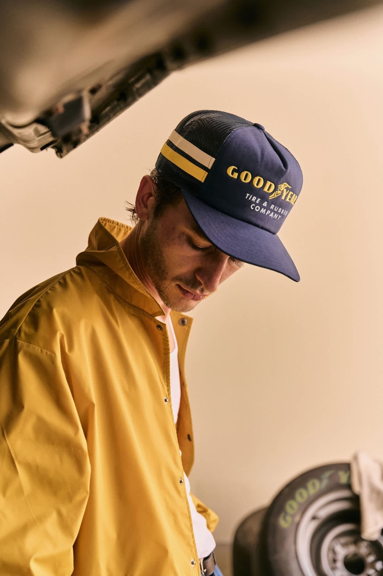 Goodyear Service Trucker Hat - Navy