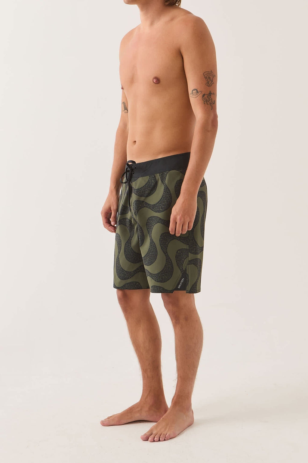 Blitz Boardshort 19" - Dark Olive/Black