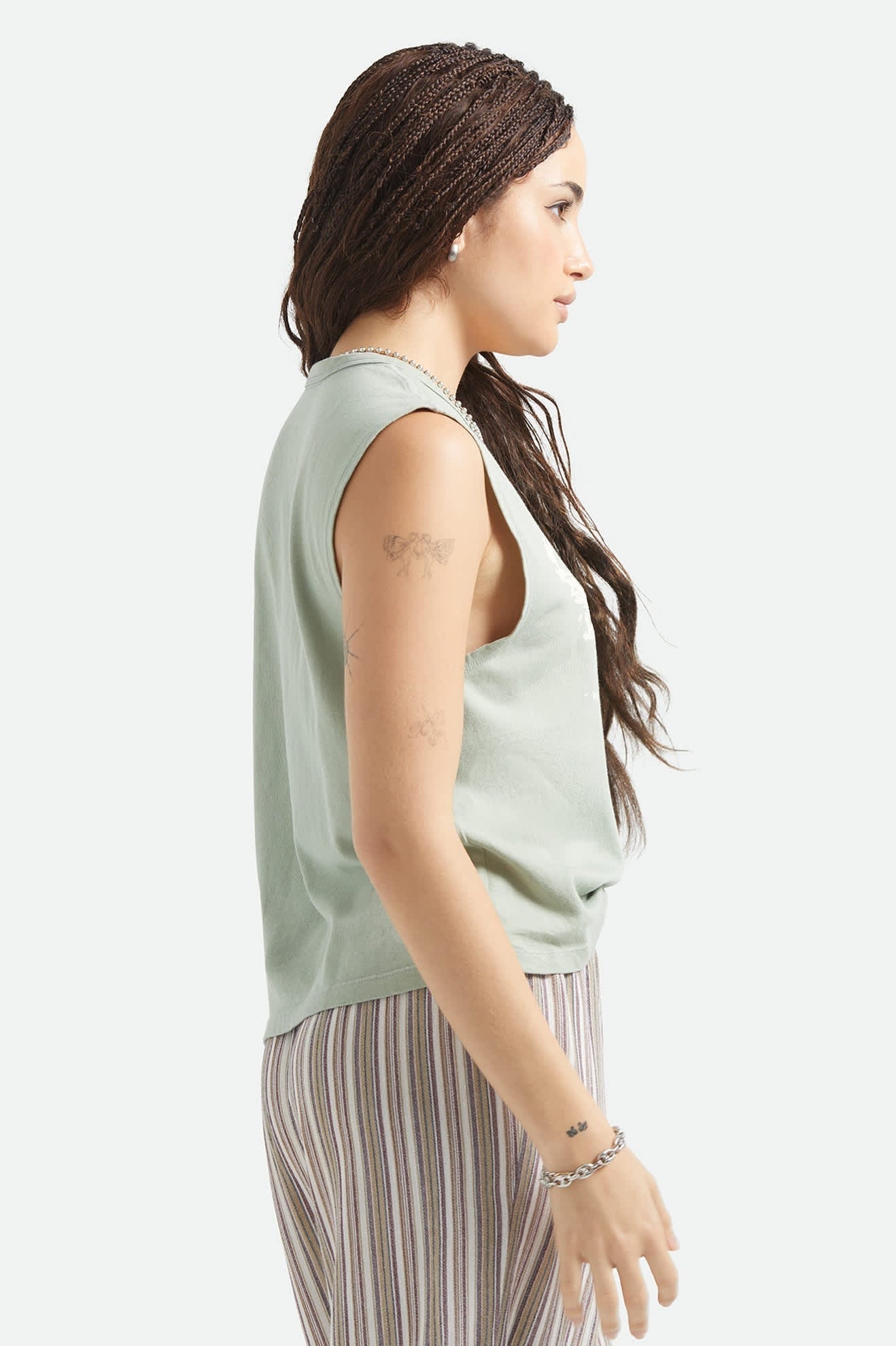 Brixton Ranch Muscle Tank - Sage Green