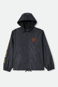 Hooded Claxton Lightweight Jacket - Black