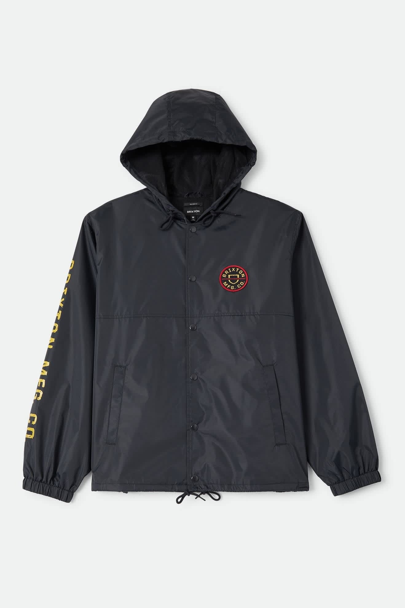 Hooded Claxton Lightweight Jacket - Black