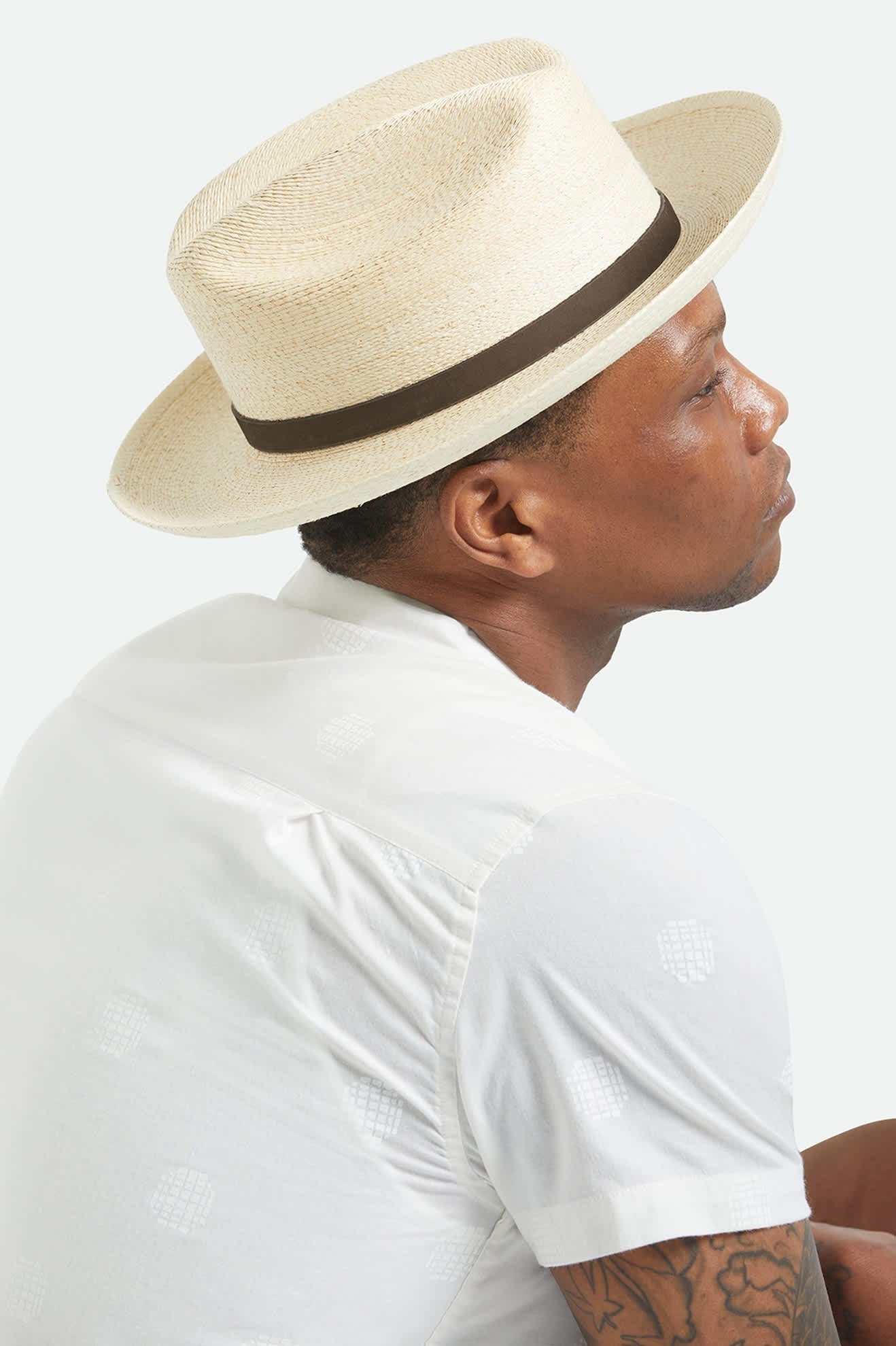 Hitch Straw Ranch Fedora - Bone