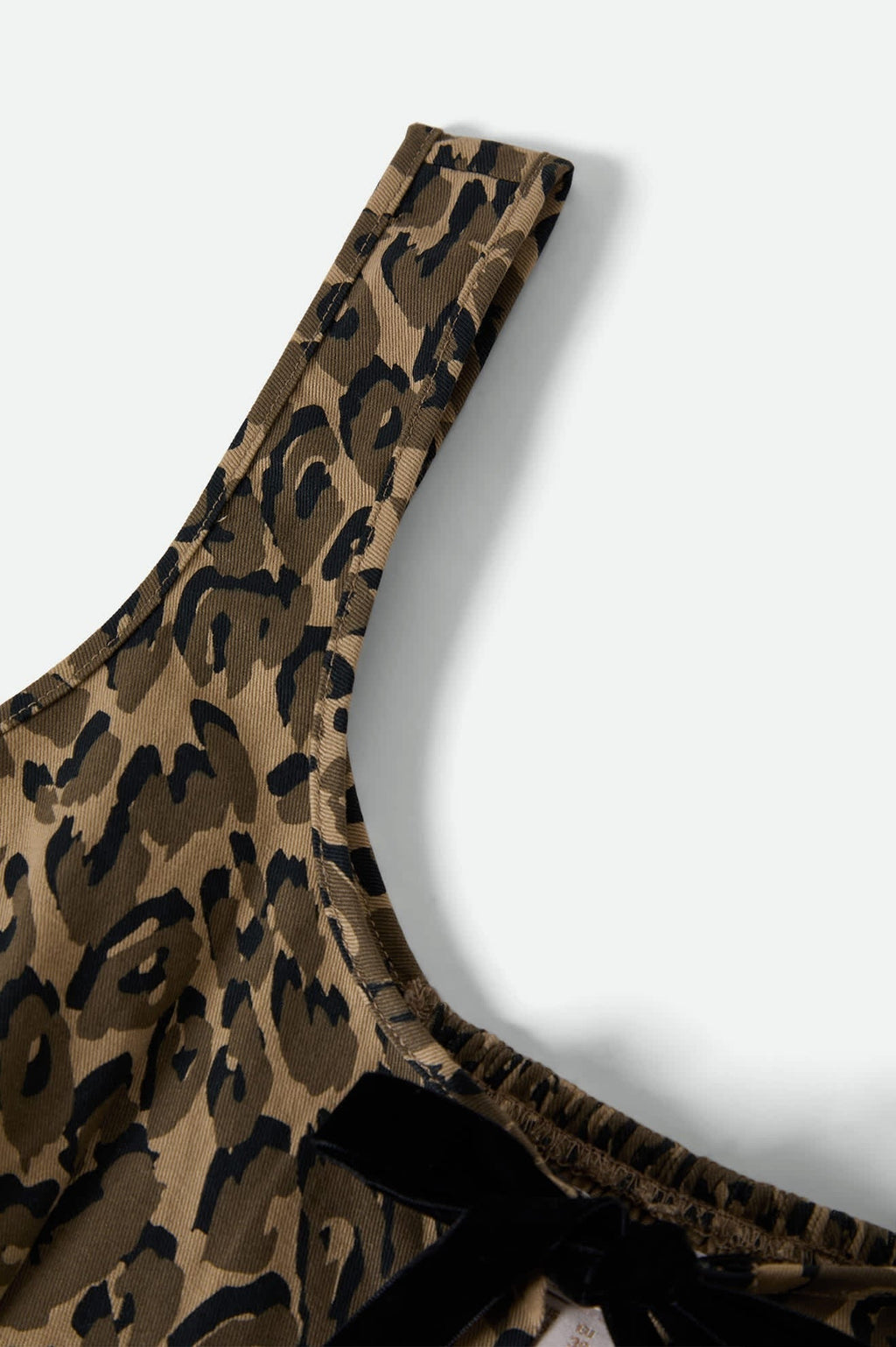 Magnolia Tie Top - Brown Cheetah