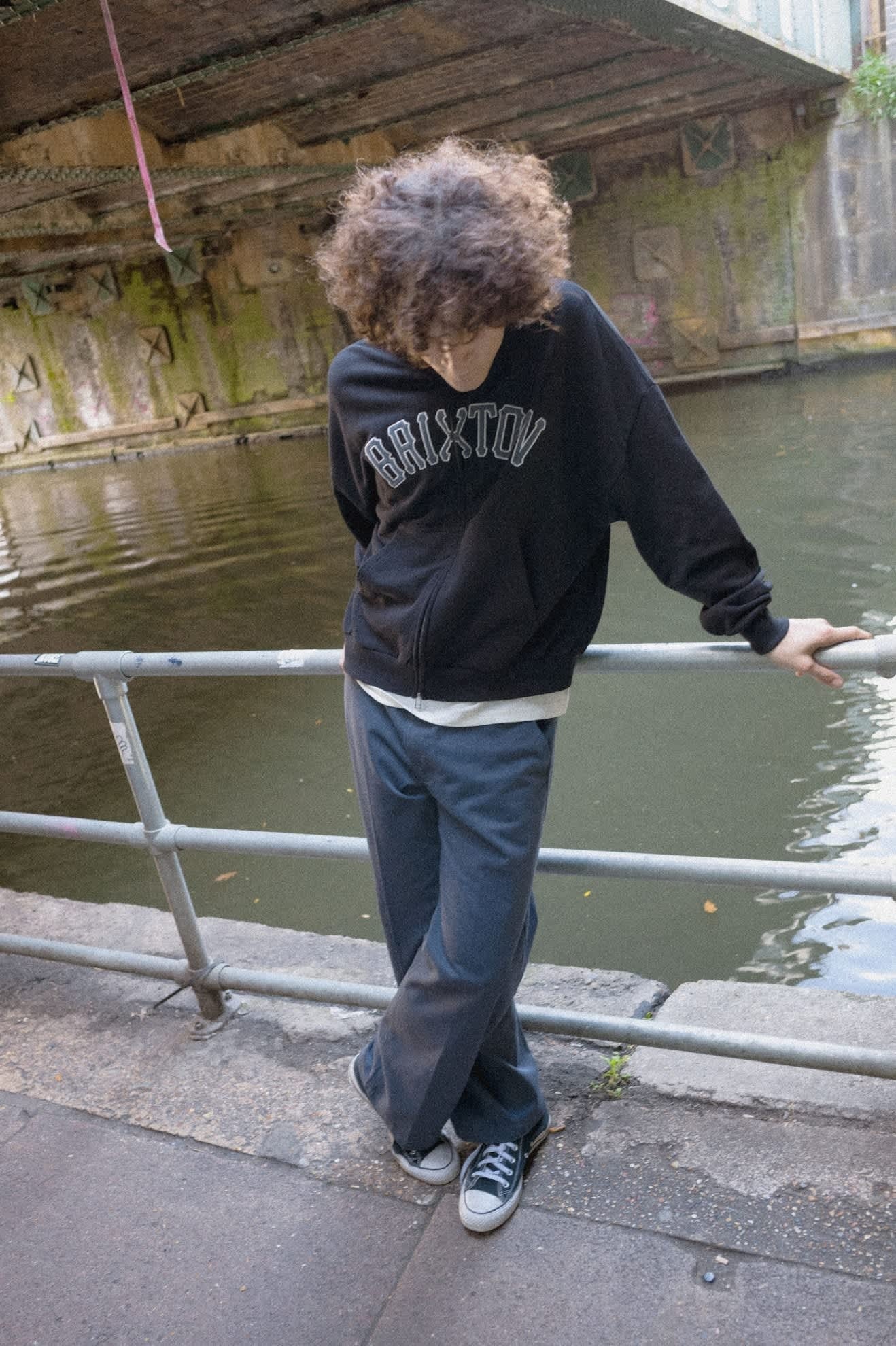 Dugout Zip Hood Fleece - Black/Grey