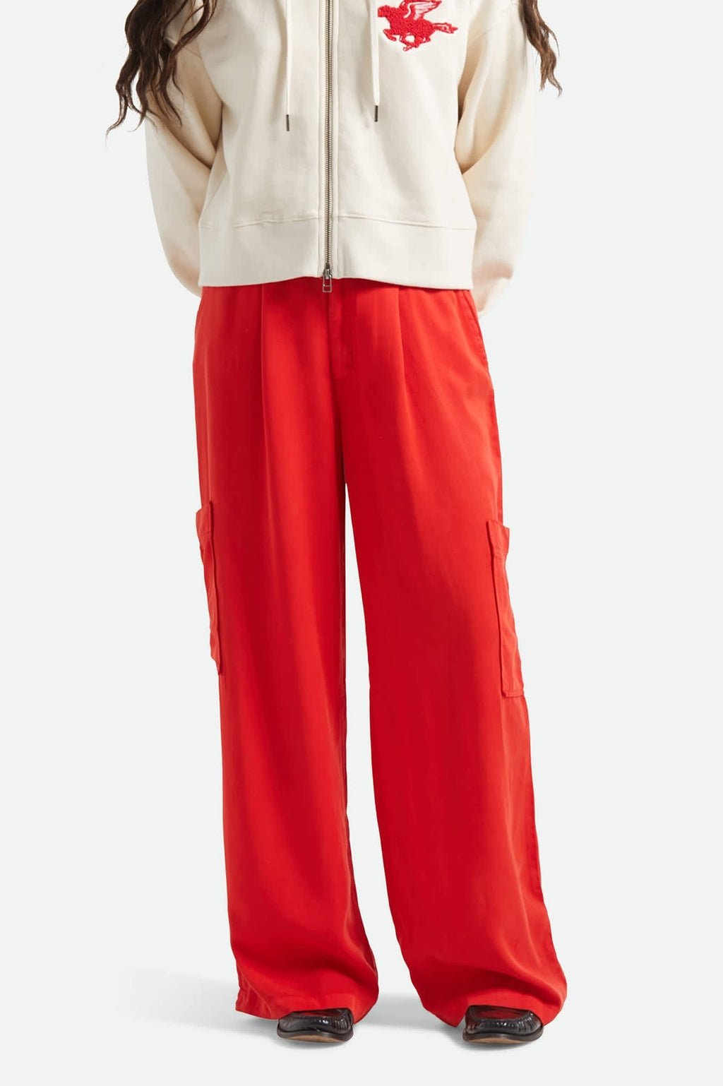The Mercer Wide Leg Trouser Pant - Washed Adrenaline Rush