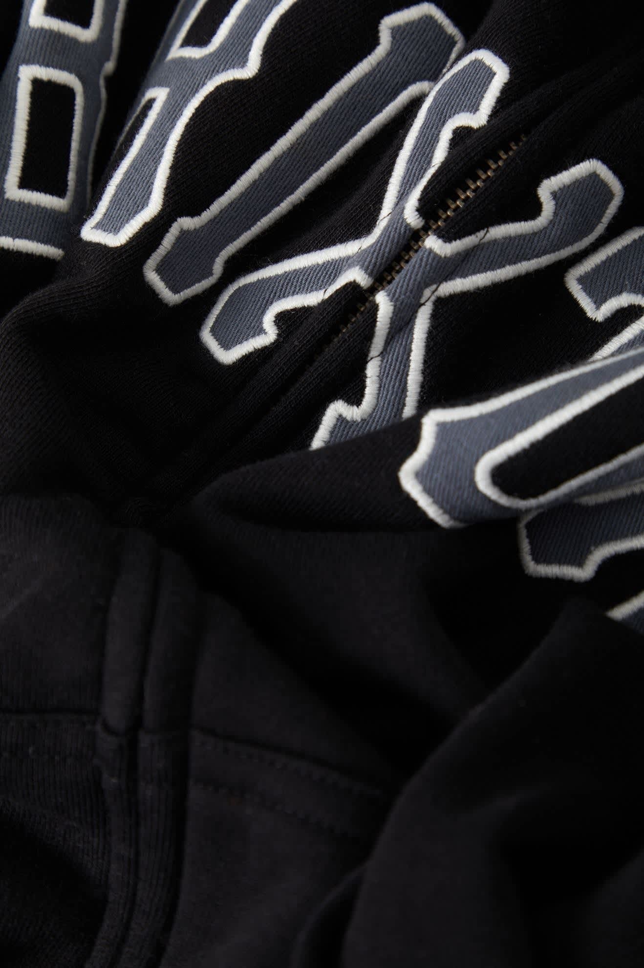 Dugout Zip Hood Fleece - Black/Grey