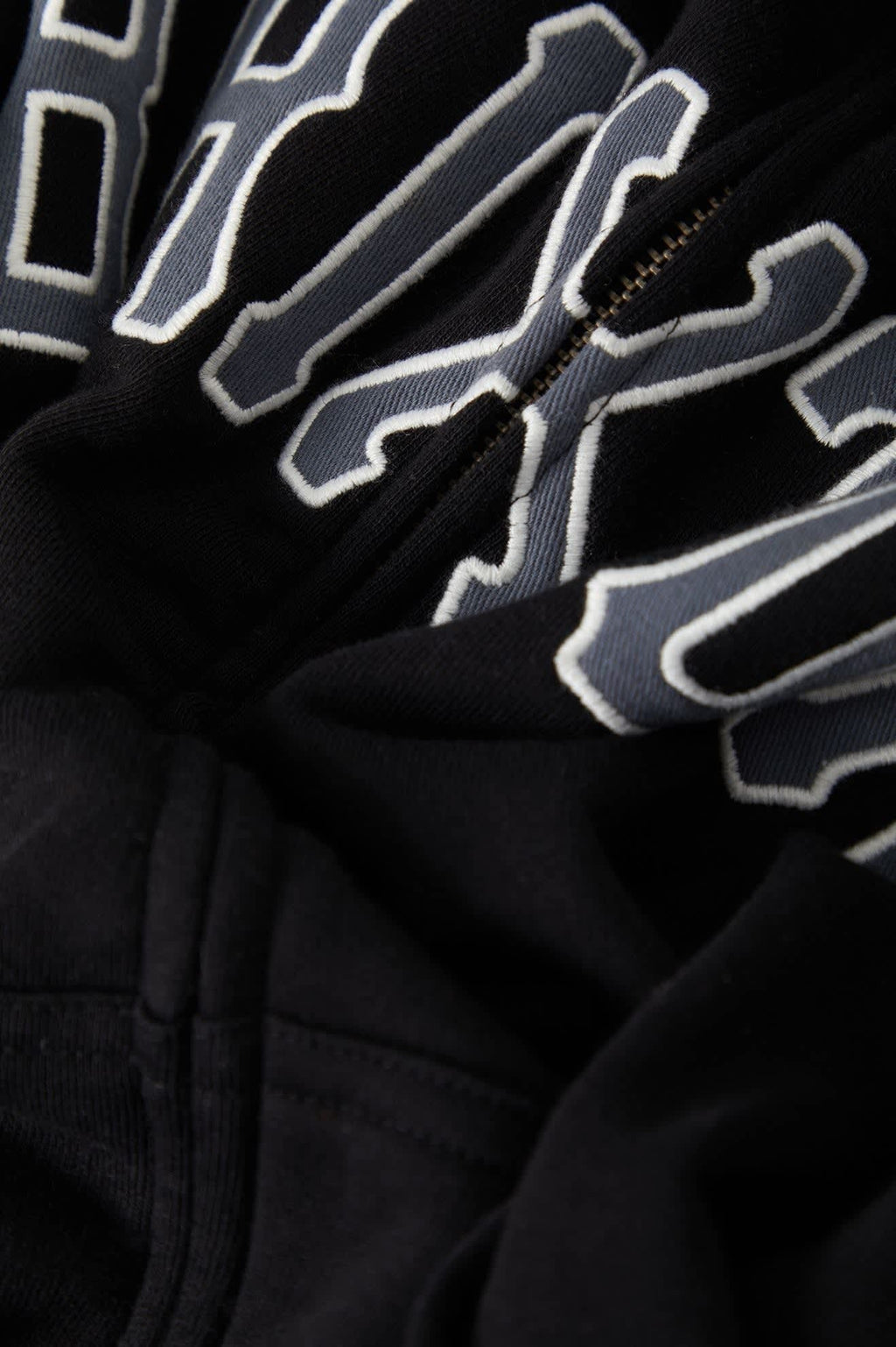 Dugout Zip Hood Fleece - Black/Grey