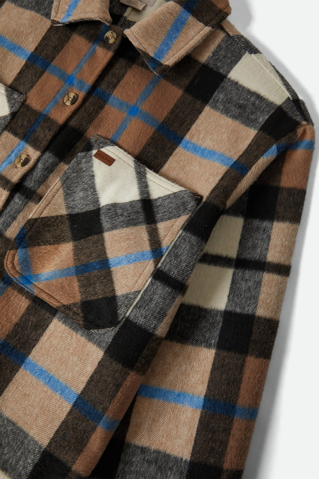 Bowery Women's Soft Brushed Flannel - Washed Black/Sand