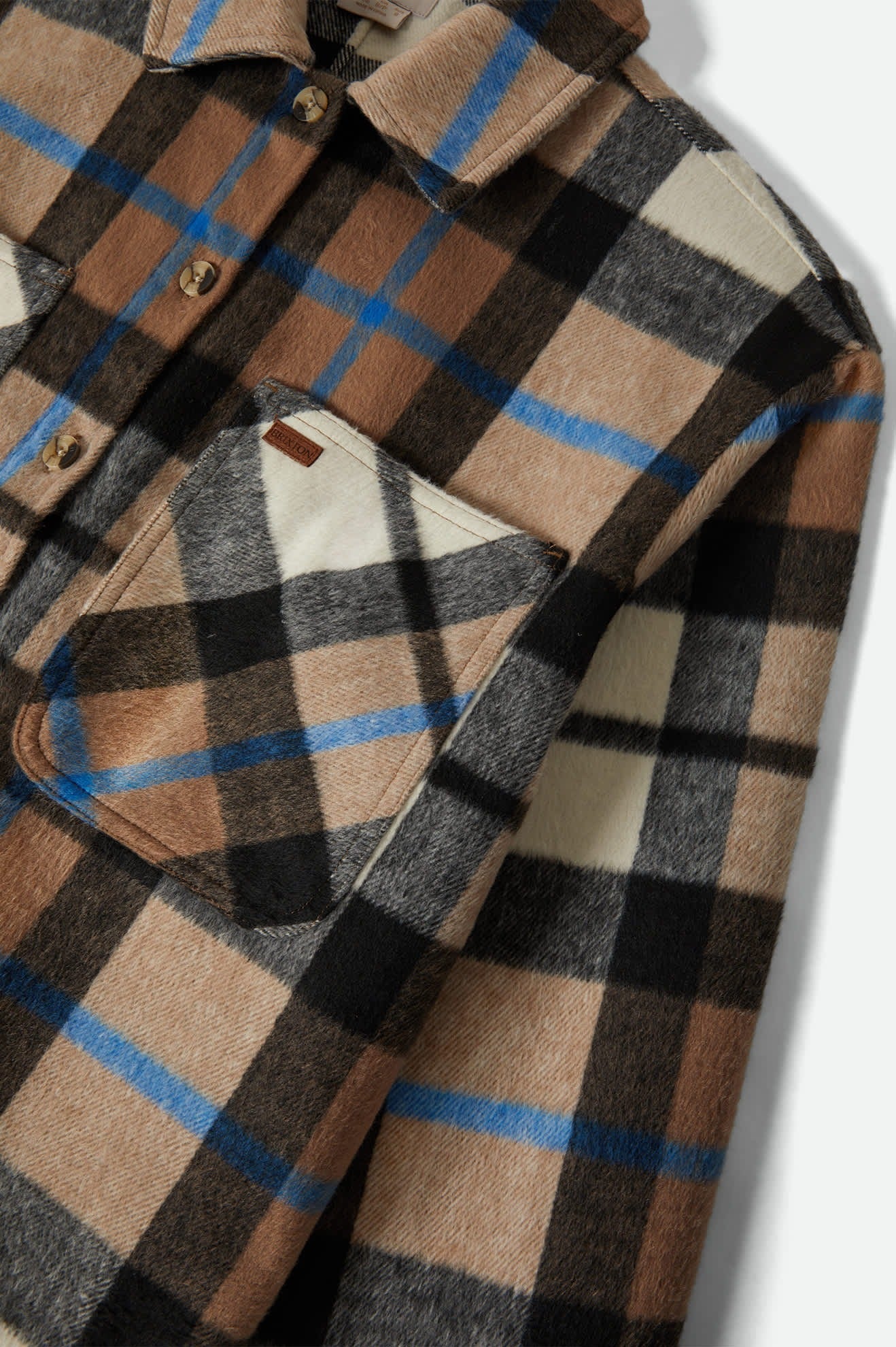 Bowery Women's Soft Brushed Flannel - Washed Black/Sand