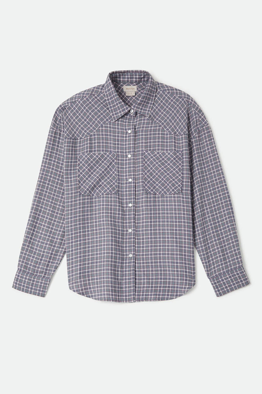Wayne Women's Shirt - Soft Navy Plaid
