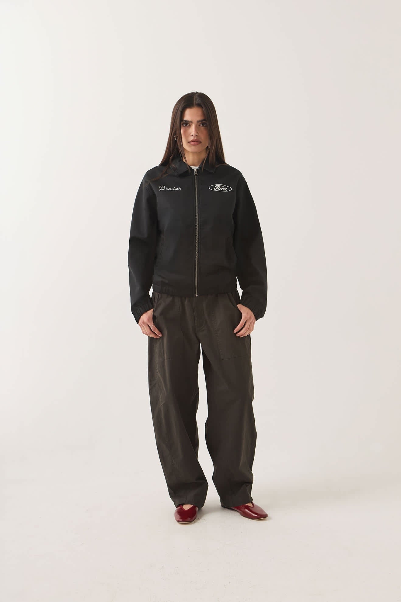 Ford Built Tough Harrington Jacket - Burnt Rubber