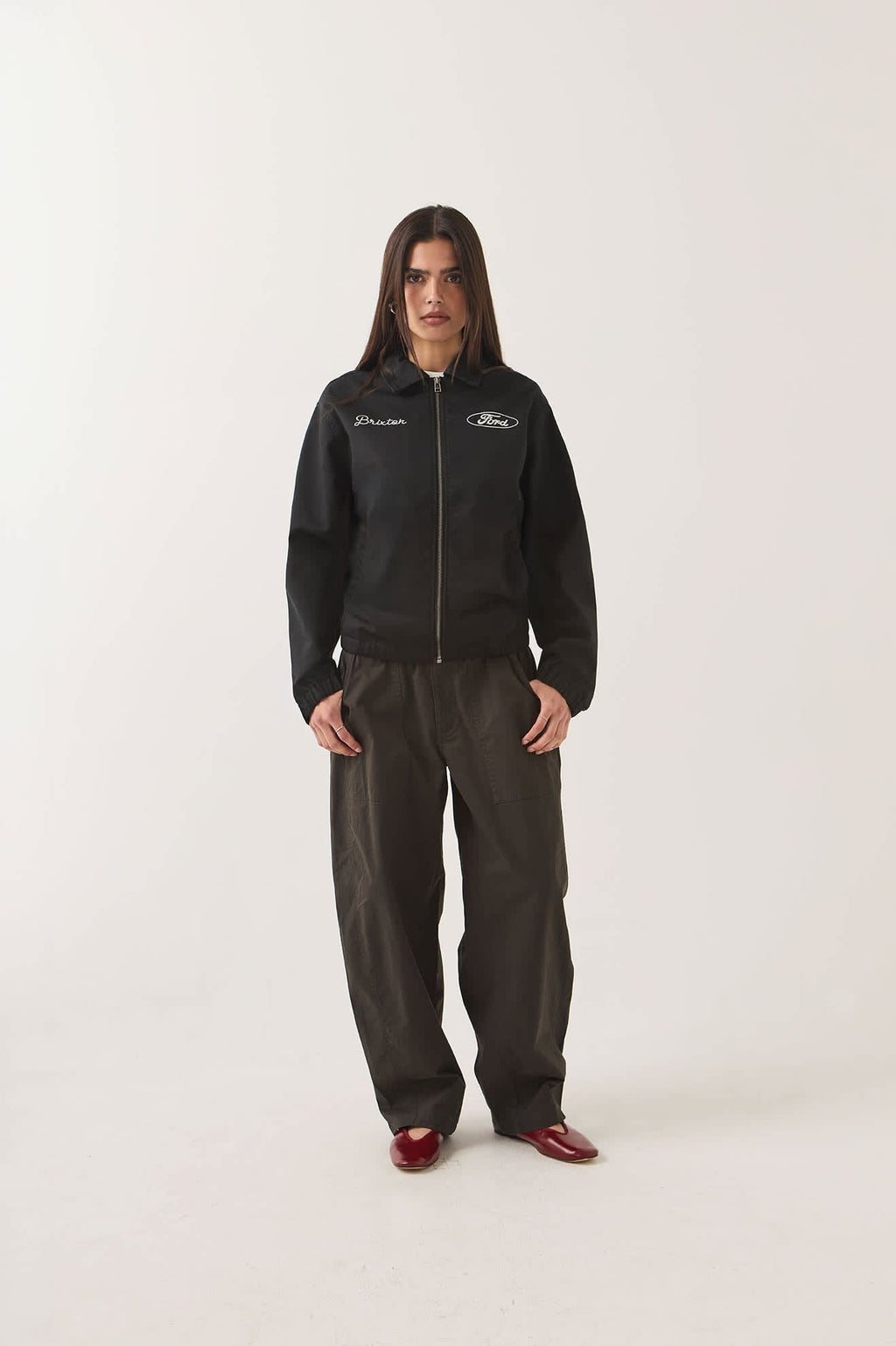 Ford Built Tough Harrington Jacket - Burnt Rubber