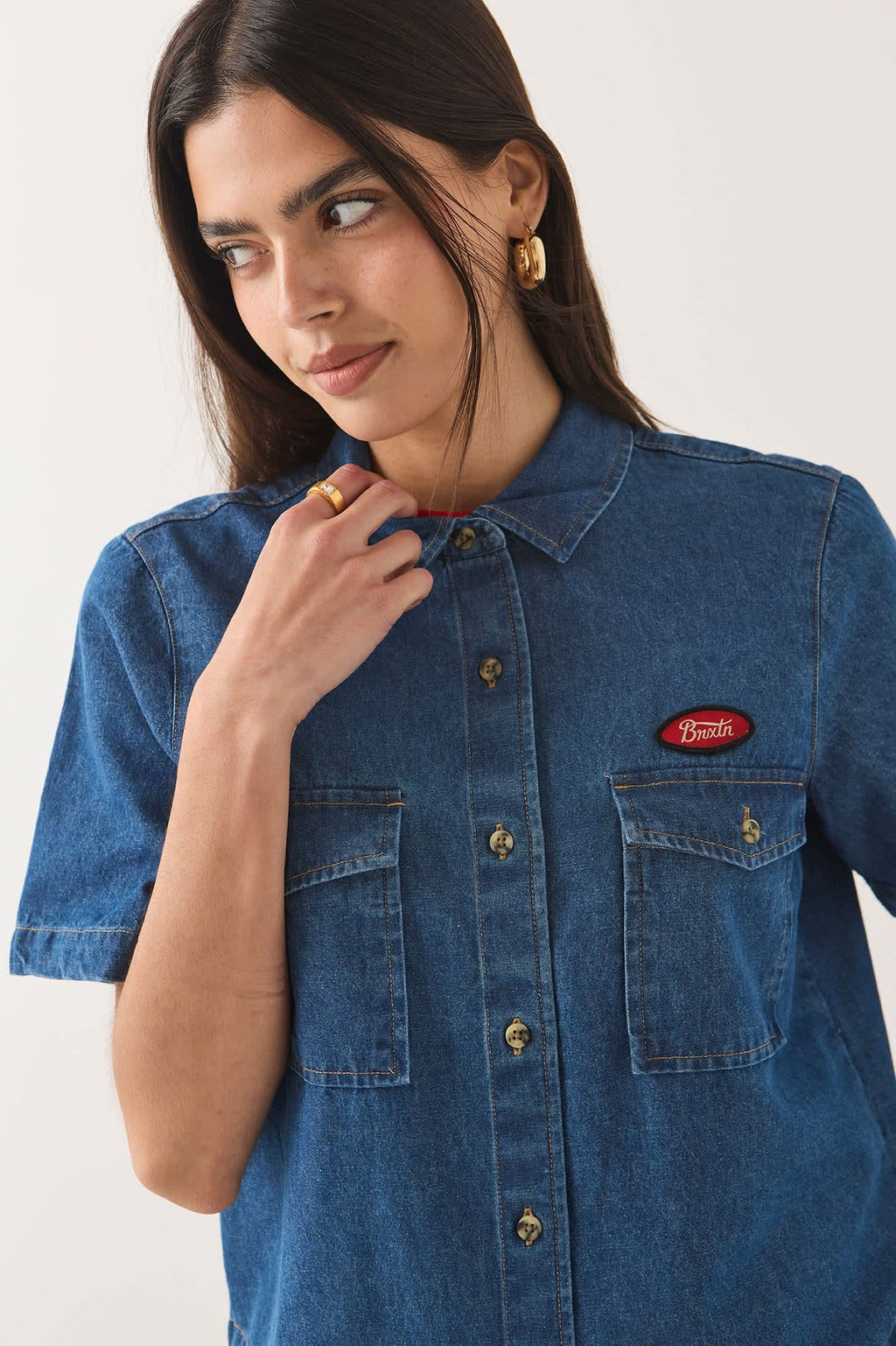 Mechanics Women's Shirt - Medium Chambray