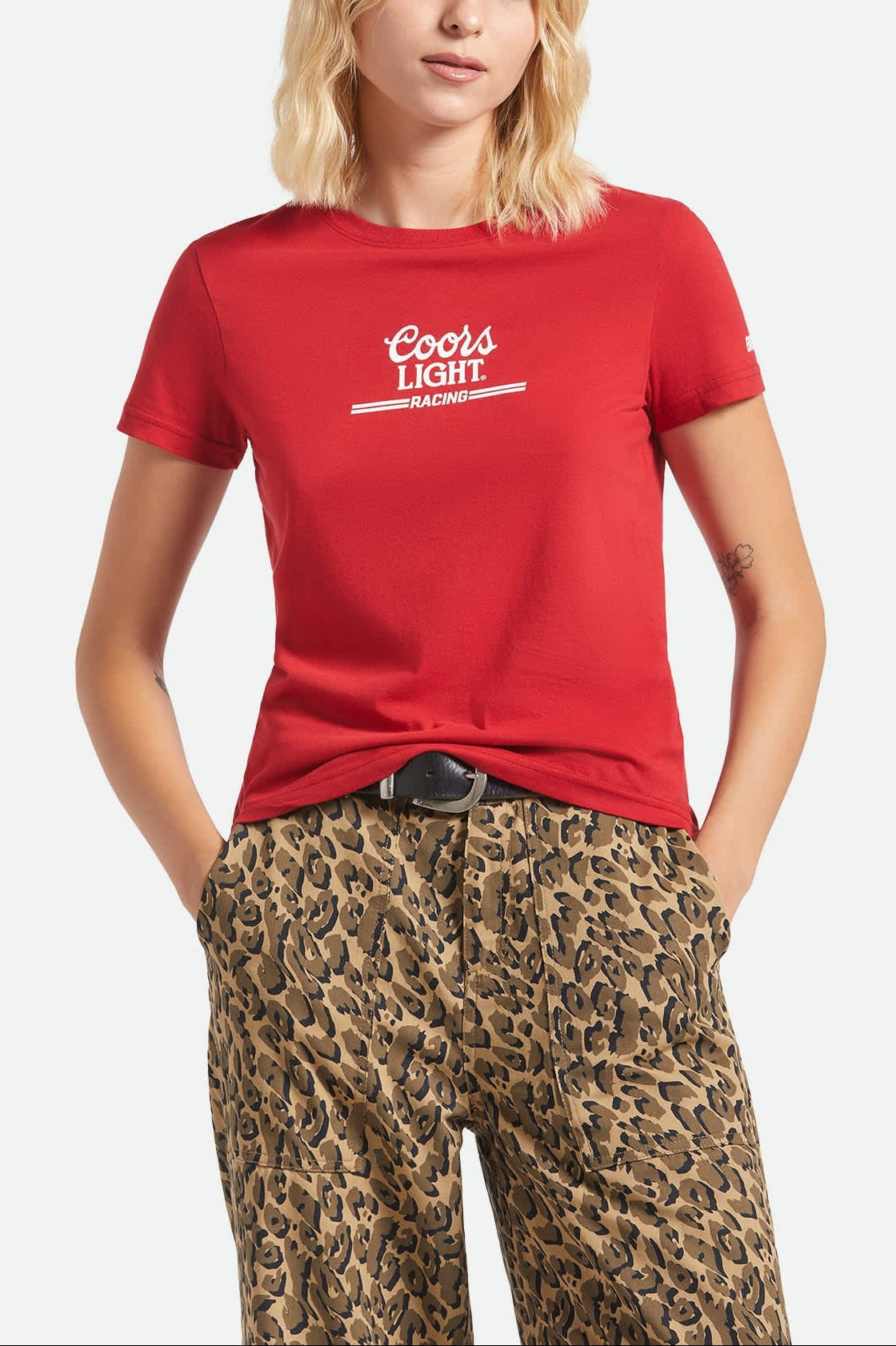 Women's Coors Light Racing Fitted T-Shirt - Coors Red