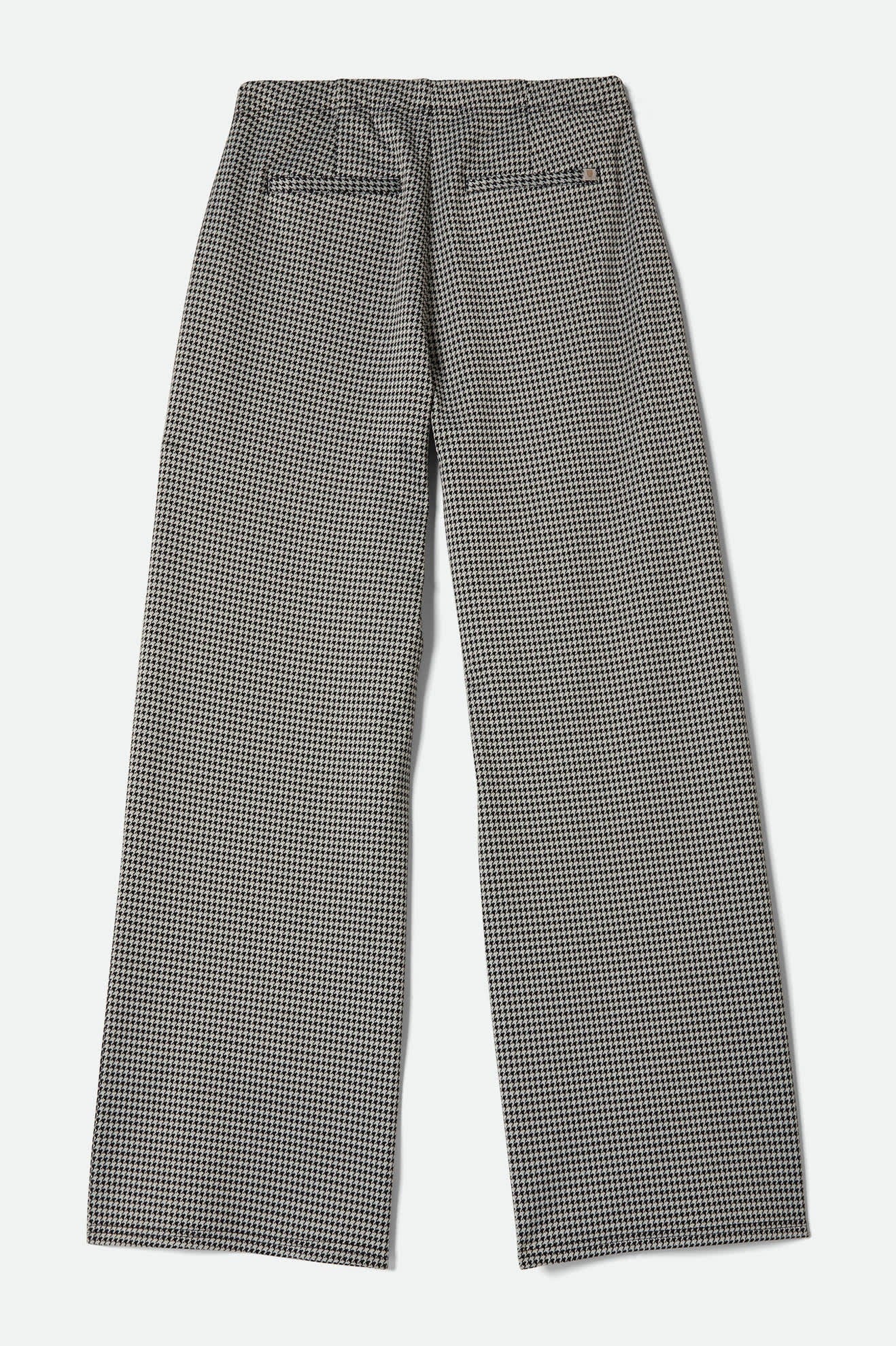 Houndstooth Leisure Trouser Pant - Winter White/Black