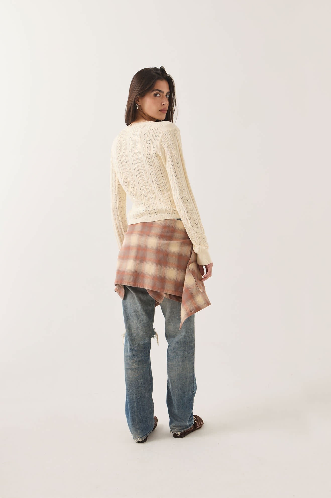 Bixby Lightweight Cardigan - Wax Paper