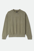 Brixton Baseline Crew Fleece - Olive Surplus Vintage Wash