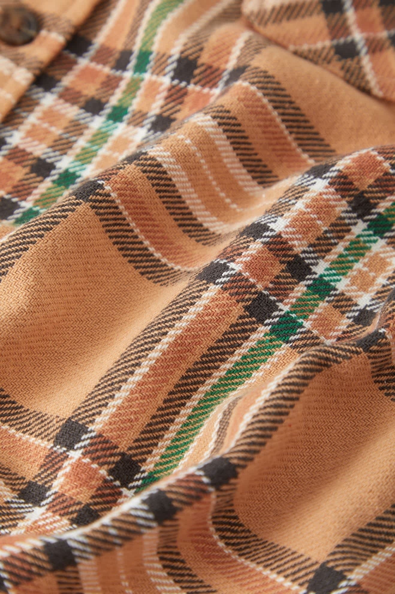 Bowery Flannel - Khaki/Multi