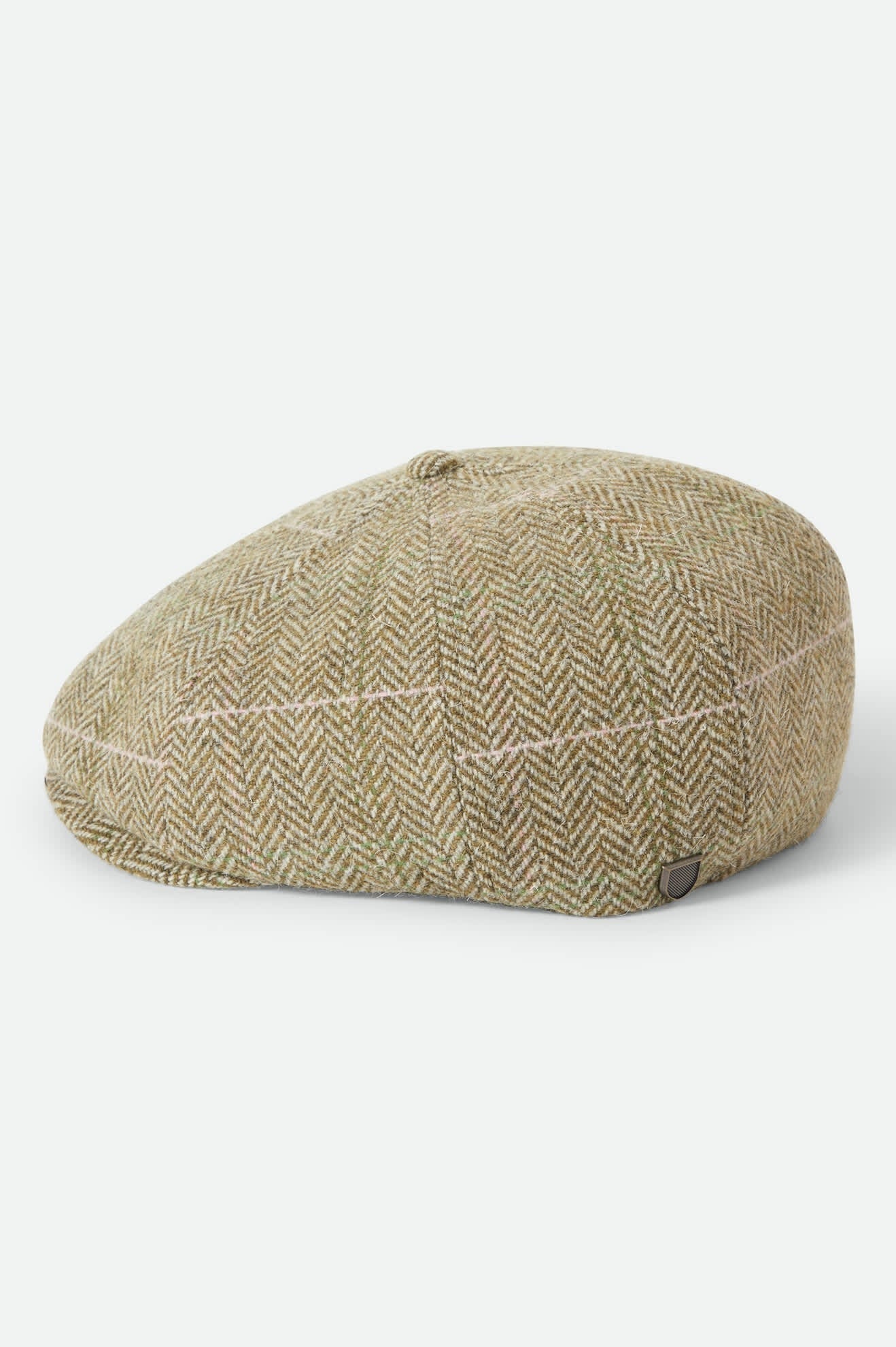 Brood Lightweight Newsboy Cap - Sublime Green Houndstooth