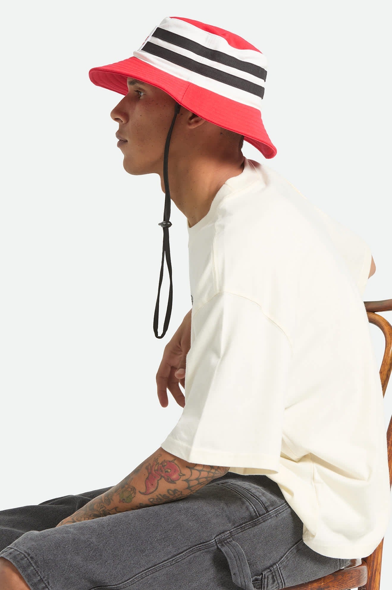 Rainier X Brixton Boonie - Natural/Red