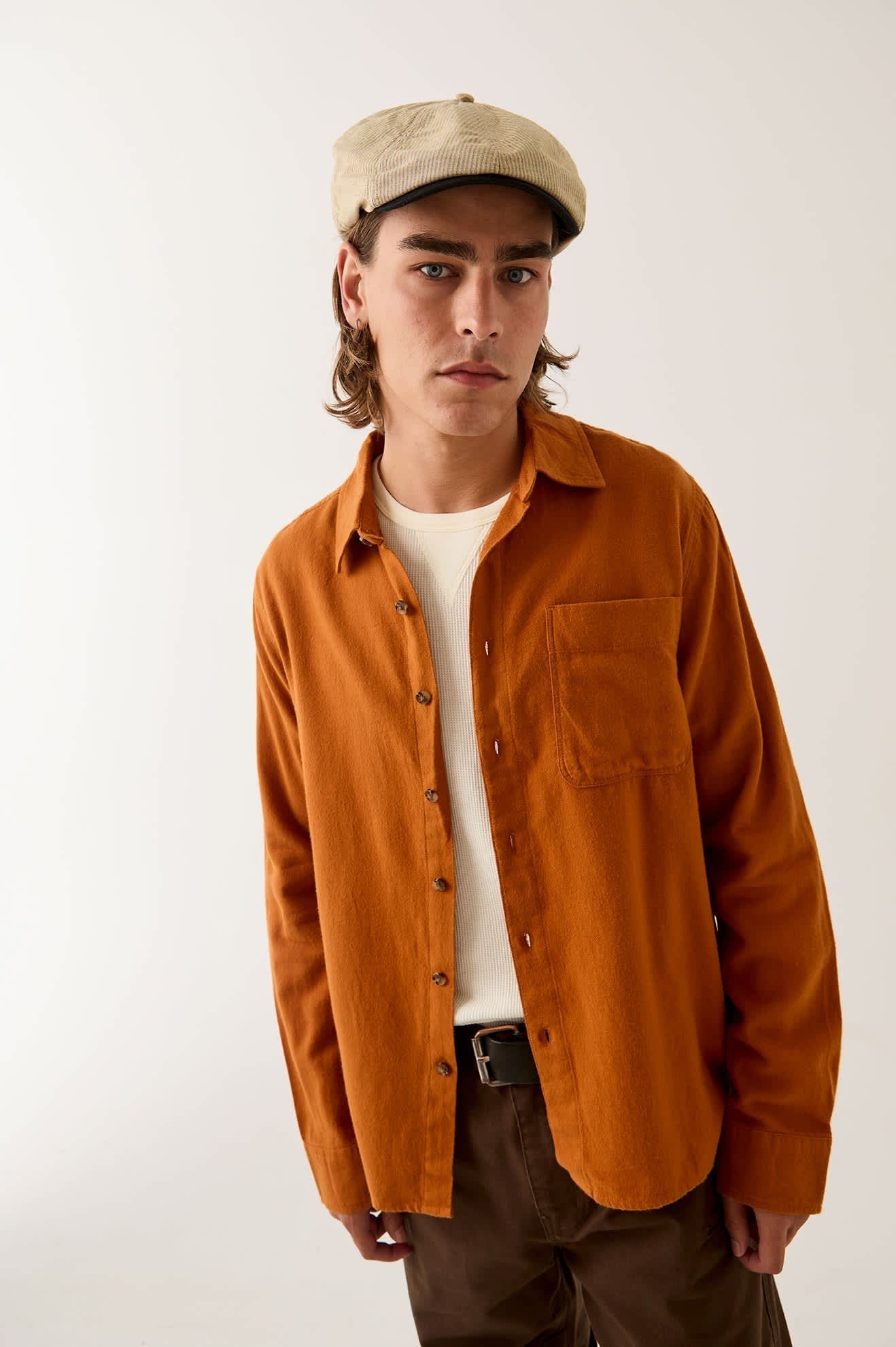 Hasting Lightweight Flannel - Caramel
