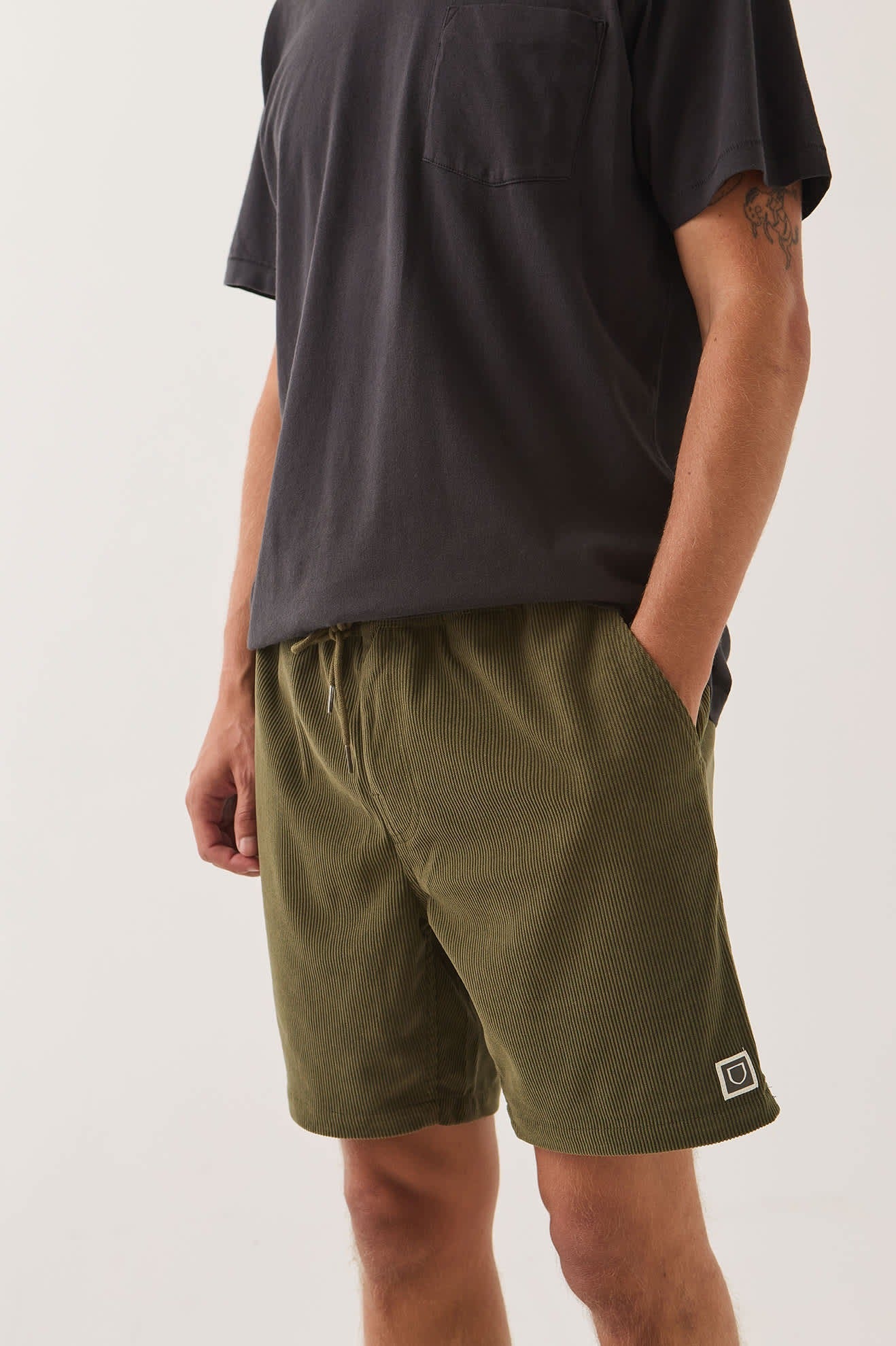 Everyday Corduroy Short - Dark Olive