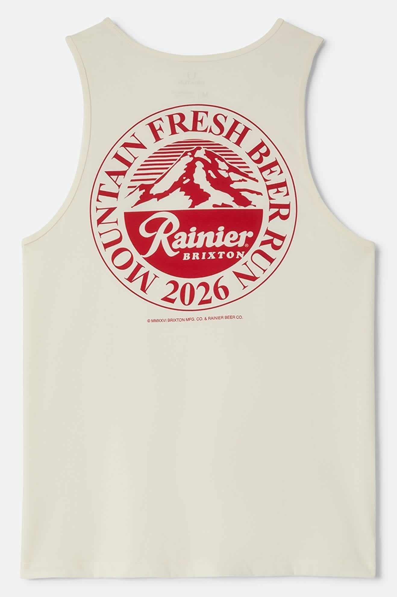 Rainier Beer Run Tank - Natural