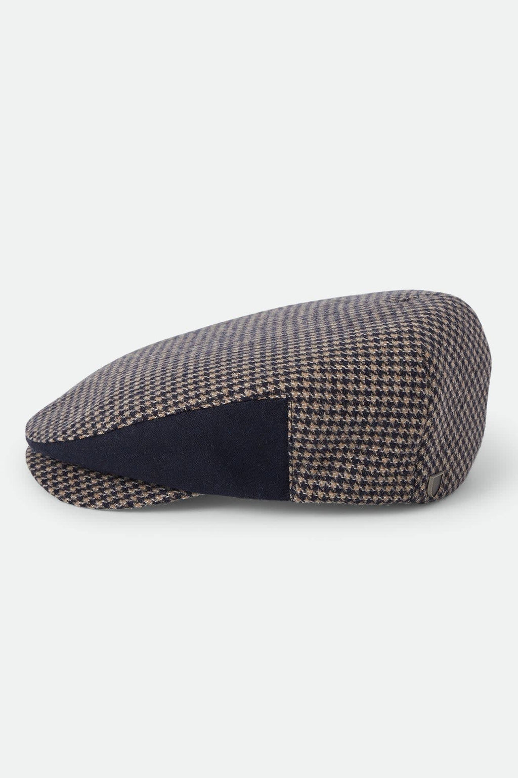 Hooligan Flat Cap - Navy/Sand Houndstooth