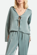 Soho Silky Top - Blue Green Shine