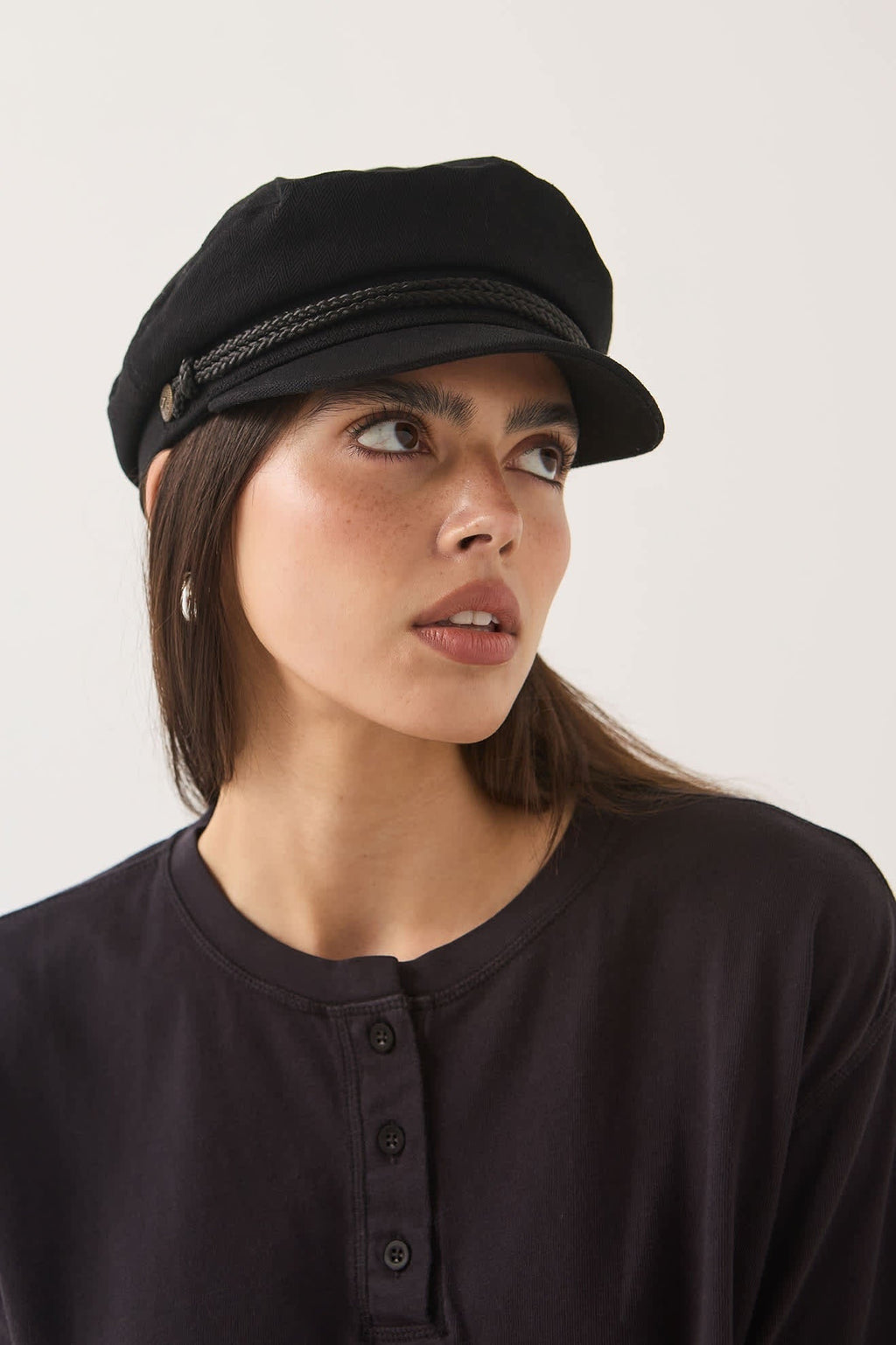Fiddler Fisherman Cap - Black