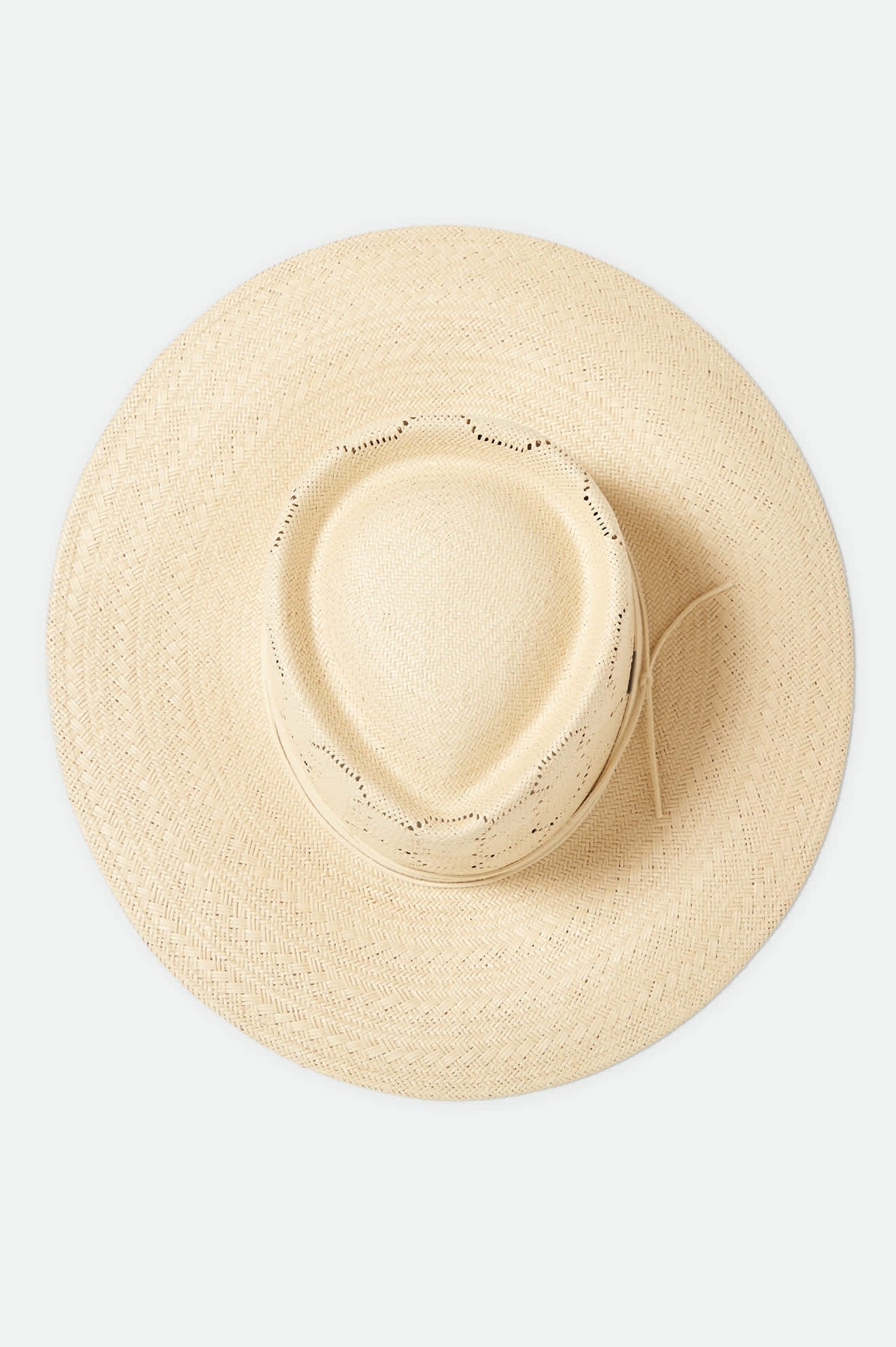 Porto Straw Fedora - Natural