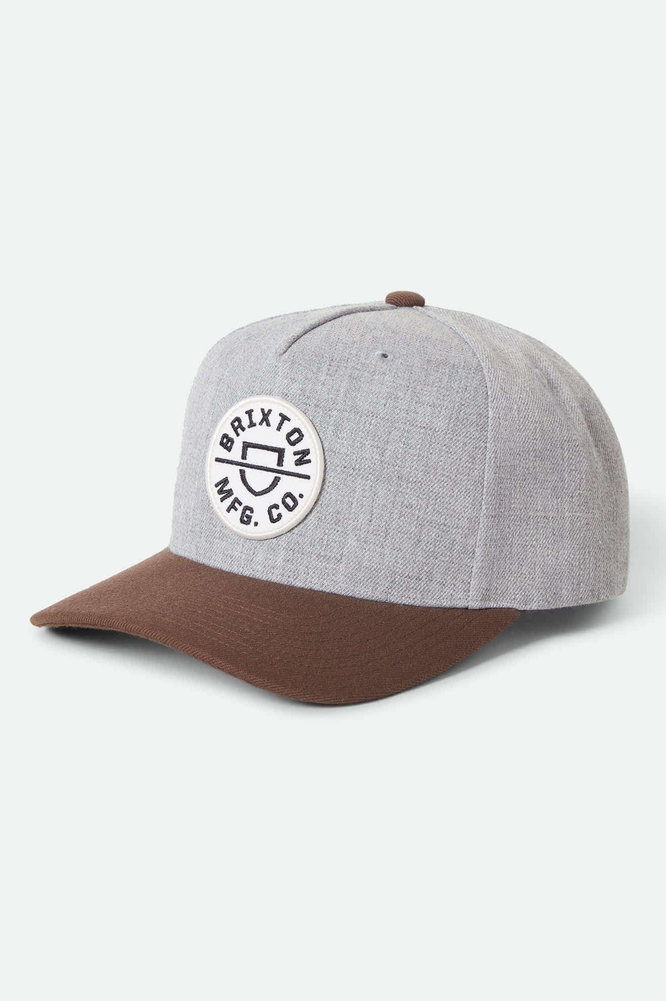 Crest Netplus Snapback - Heather Grey/Pinecone Brown