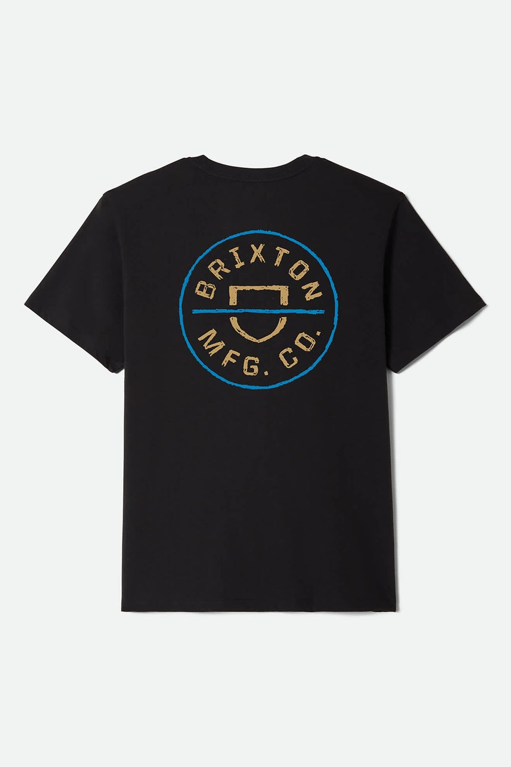Crest II Short Sleeve Standard T-Shirt - Black/Copper/Medium Blue