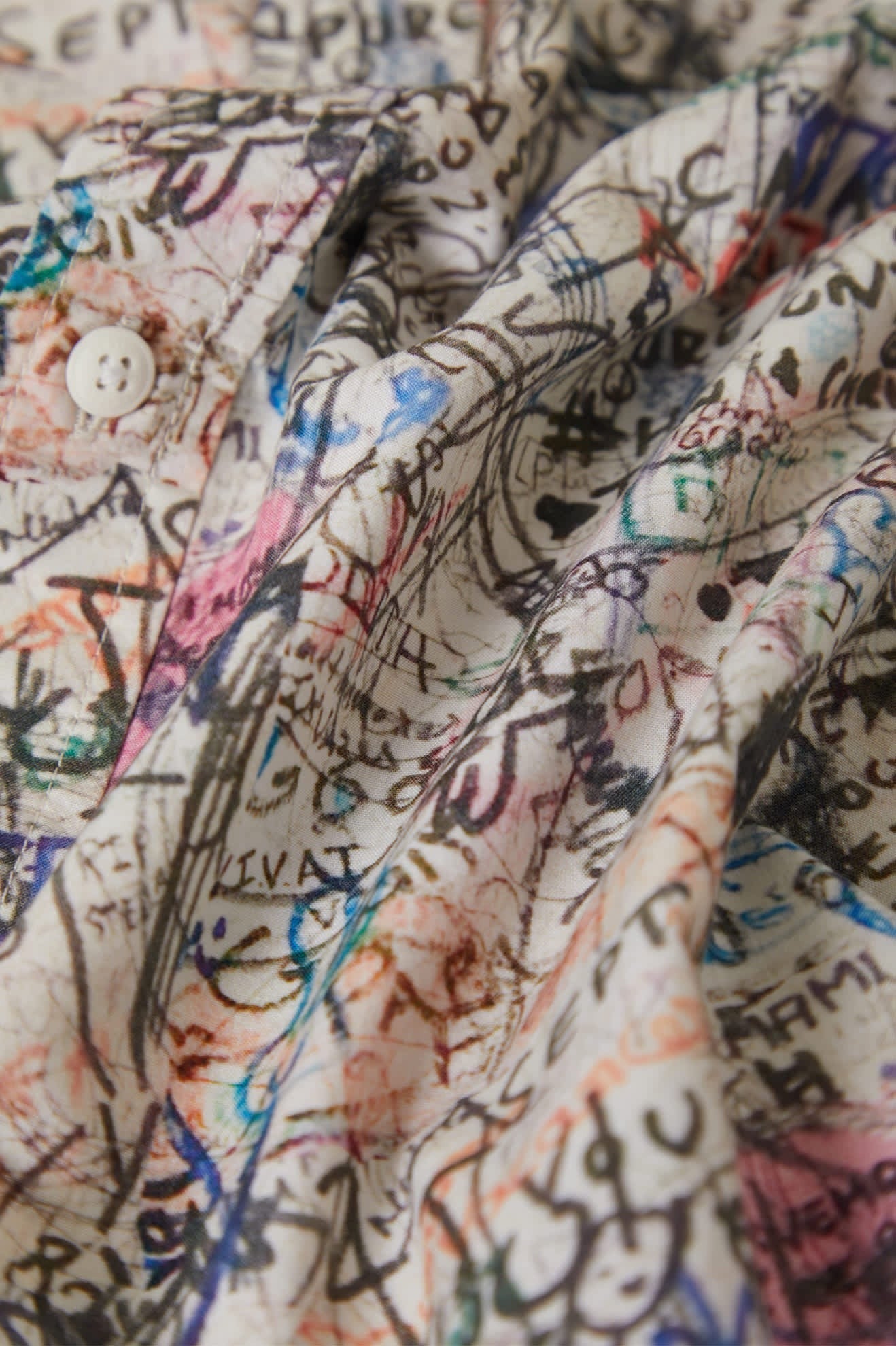 Cru Print Short Sleeve Shirt - Graffiti