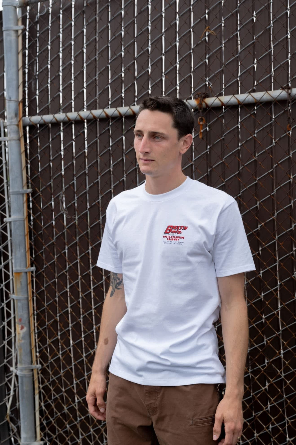 South O Dragway Short Sleeve Standard T-Shirt - White